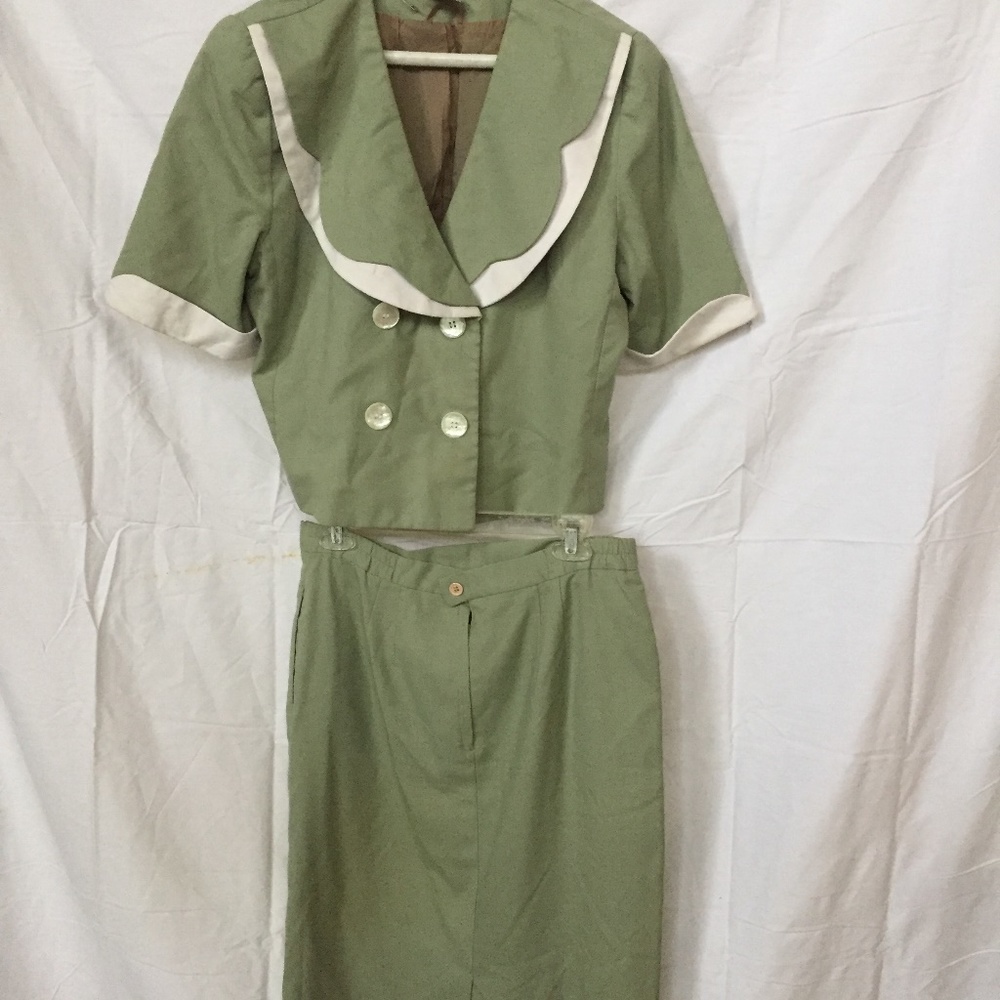 2 Piece fully lined skirt and blouse